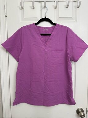 Mandala Pink 1-Pocket Scrub Top
